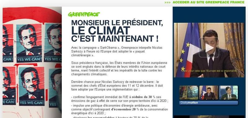 Sarkobama greenpeace